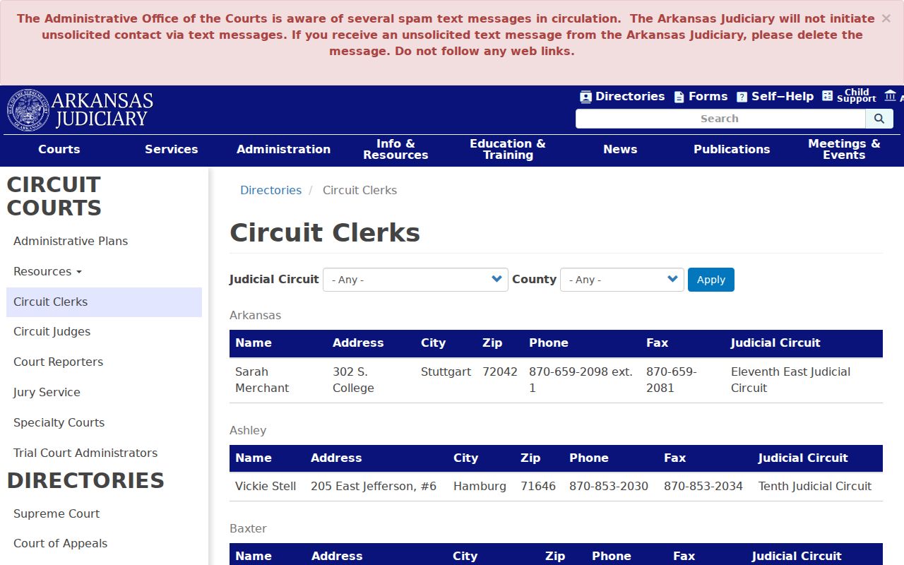 Fulton County criminal court case records circuit clerk directory