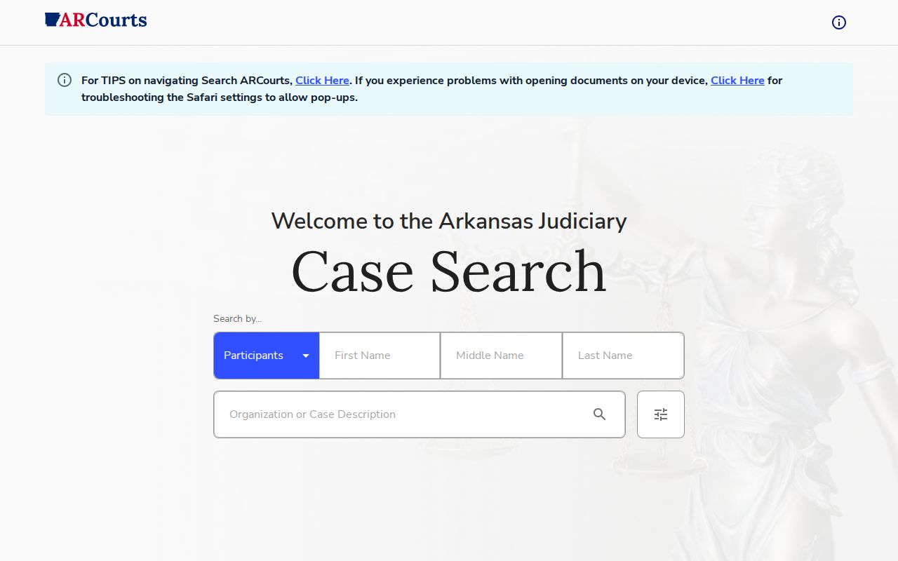 Fulton County criminal history Search ARCourts public case search